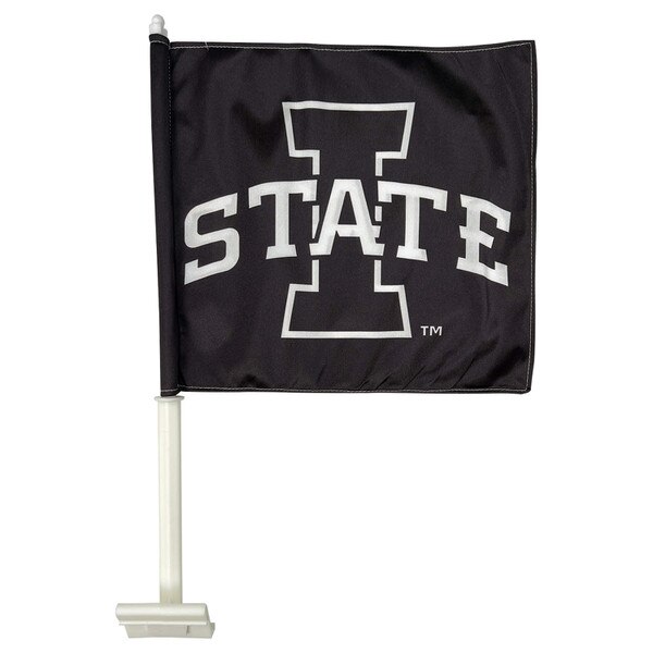 Black I-State Car Flag (11.5"x13")